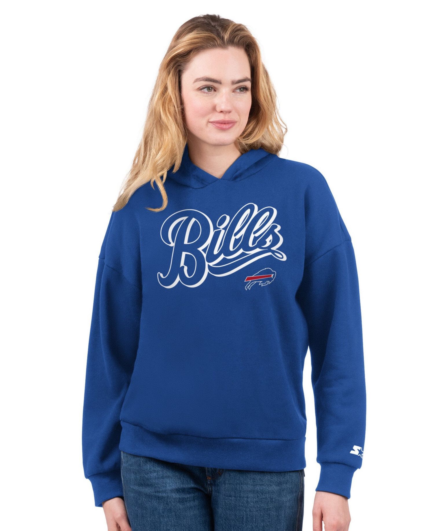 Women's Red/Royal Buffalo Bills Hoodie & T-Shirt Combo Pack