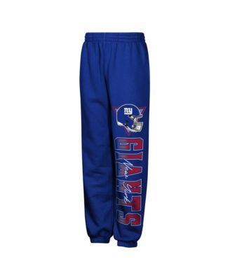 Big Boys and Girls Royal New York Giants Run & Gun Sweatpants