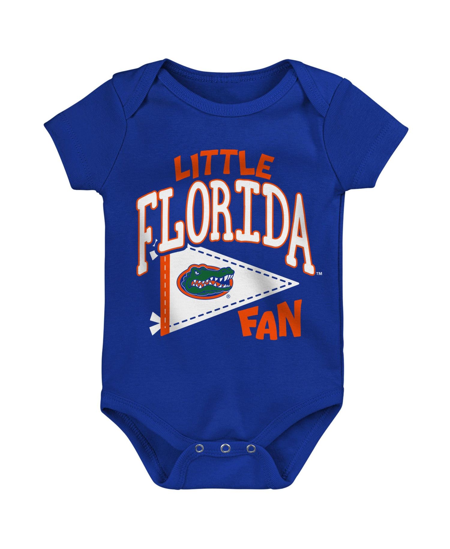 Baby Boys and Girls Royal Florida Gators Little Banner Bodysuit