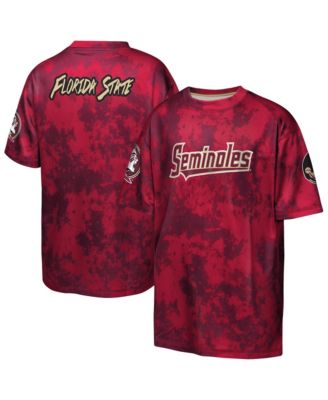 Big Boys and Girls Garnet Florida State Seminoles Off-Side Sublimated T-Shirt