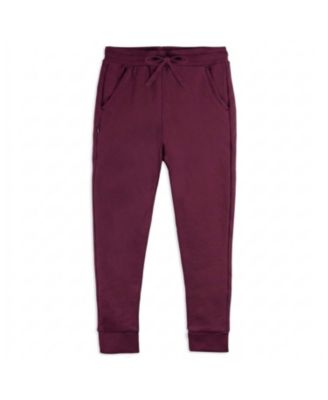Boys' and Girls' Funday Cotton Drawstring Zipper-Pocket Joggers