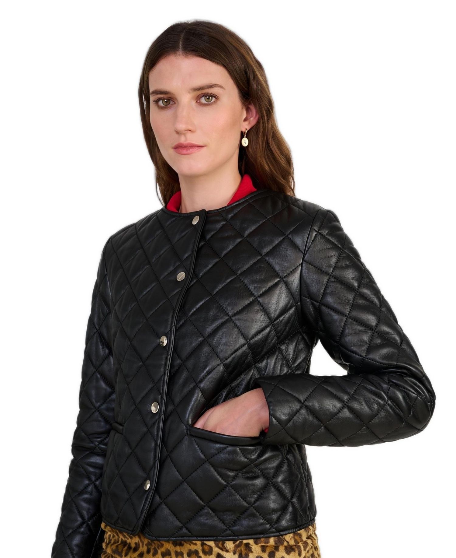 Women's Marlowe Quilted Leather Jacket
