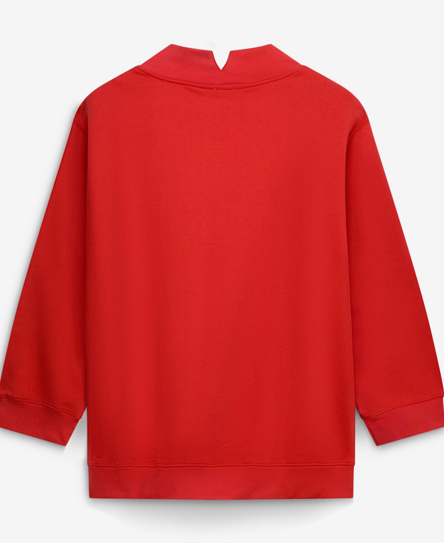 Women's '47 Scarlet San Francisco 49ers Plus Size Vantage Mock Neck Pullover