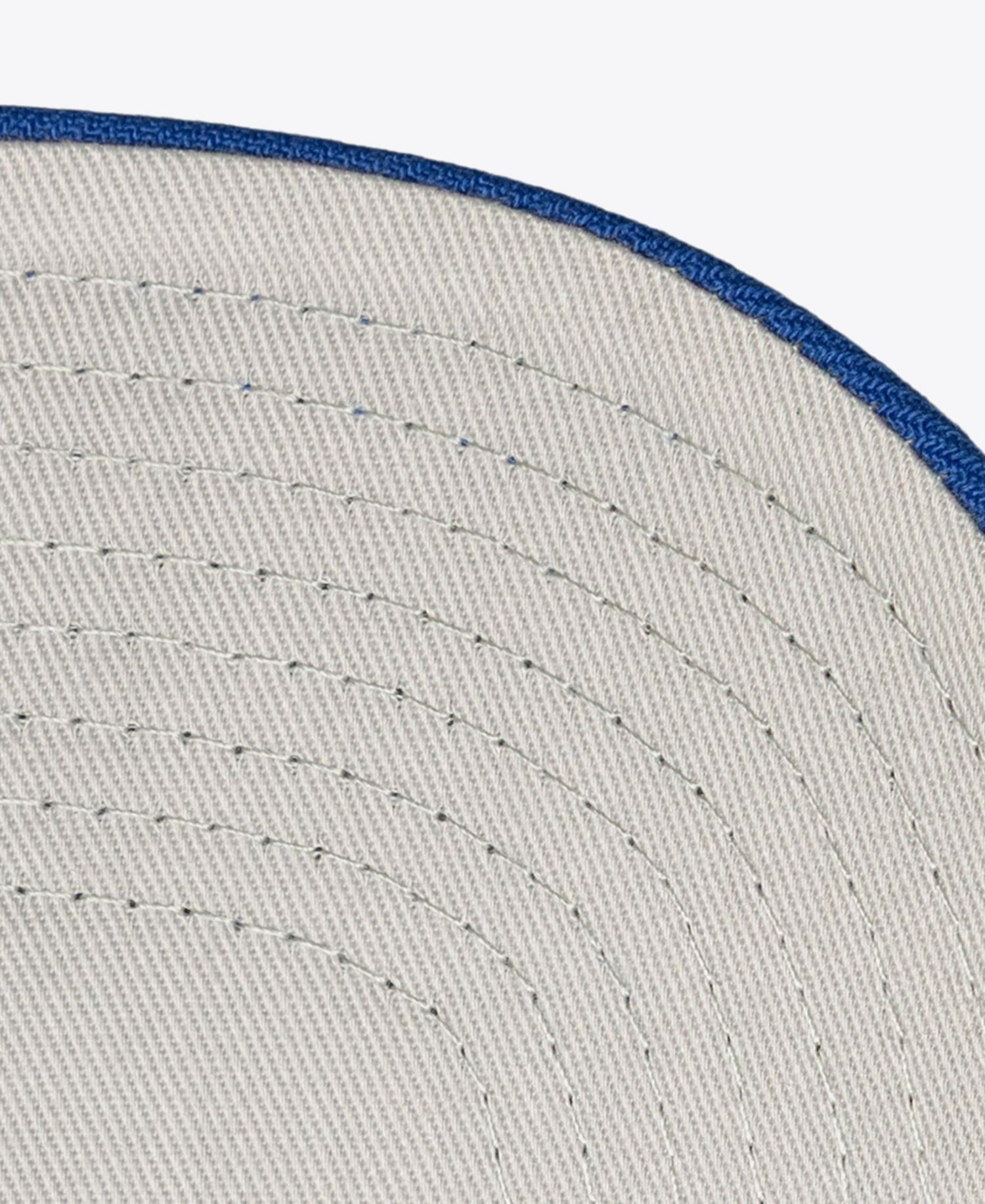 Men's Cream/Royal Los Angeles Dodgers Flawless Stretch-Snapback Hat