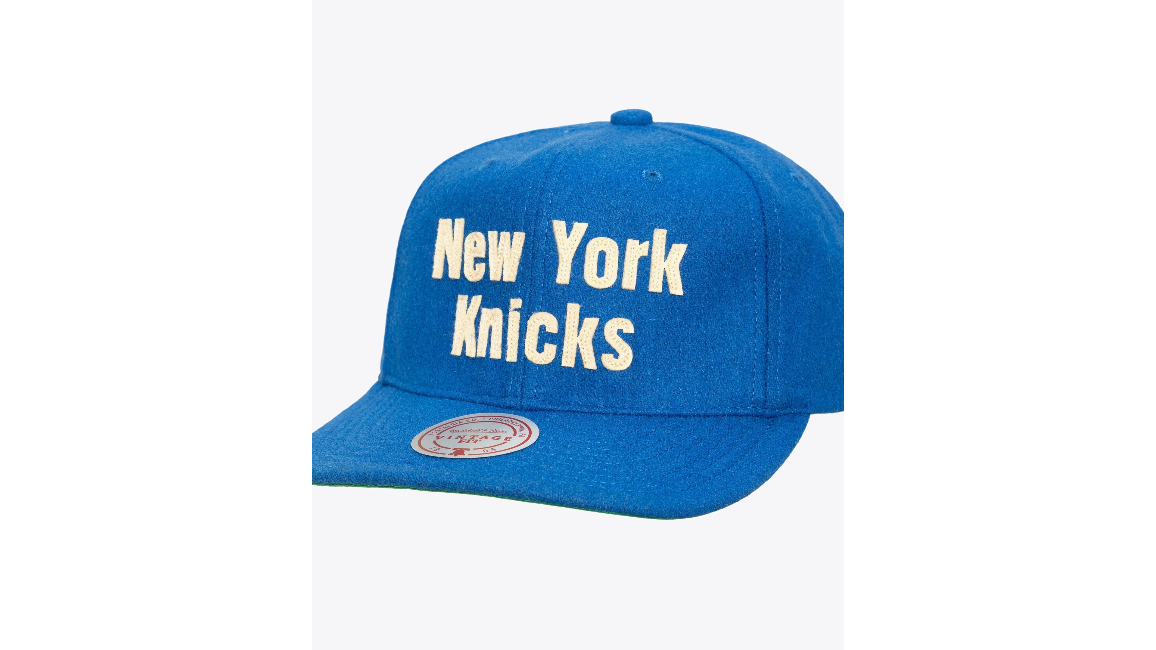Mitchell & Ness Men's Royal New York Knicks Hardwood Classics Retro Roots Adjustable Hat