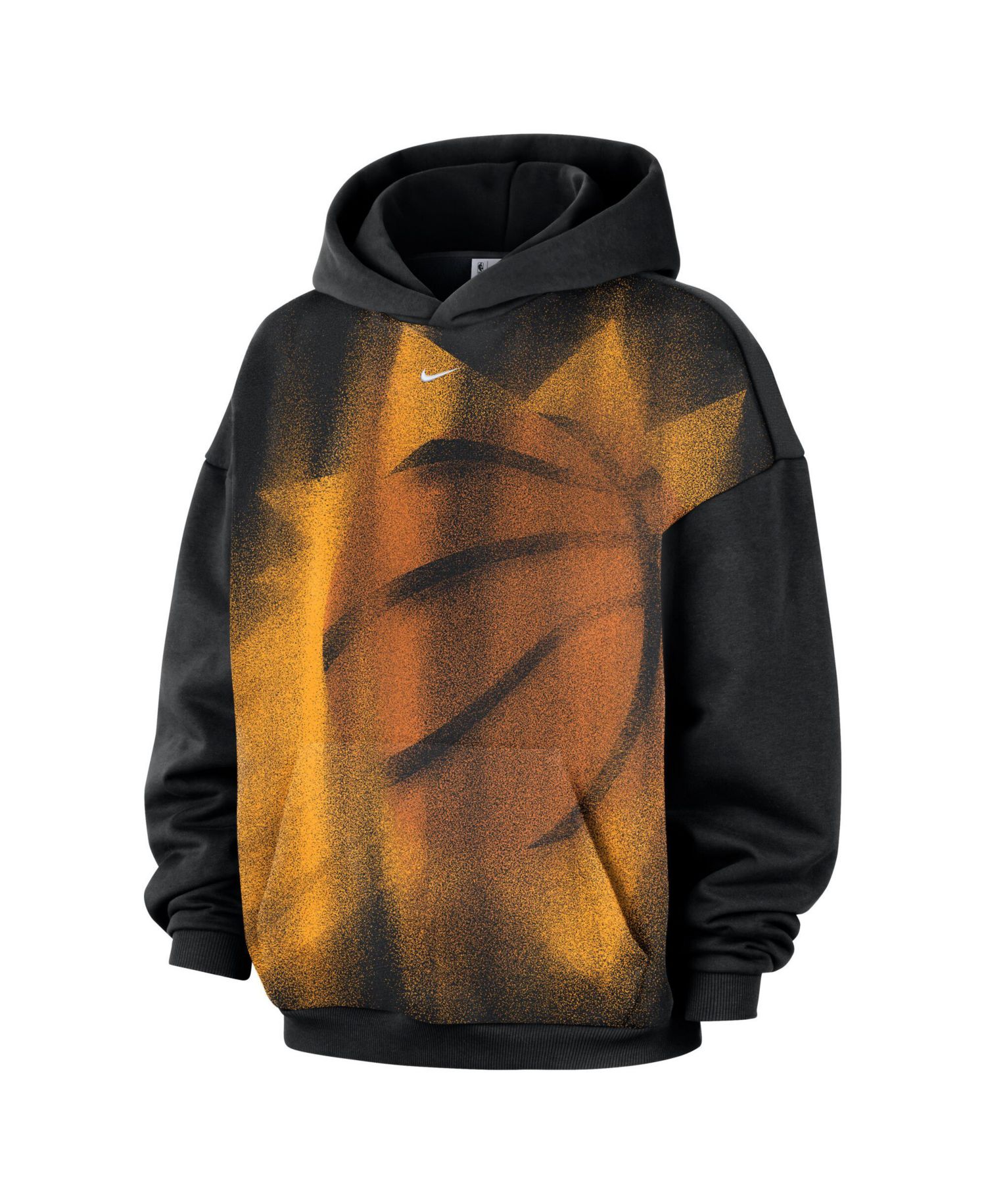 Men's Black Phoenix Suns 2026 Standard Issue Practice Icon Fleece Pullover Hoodie