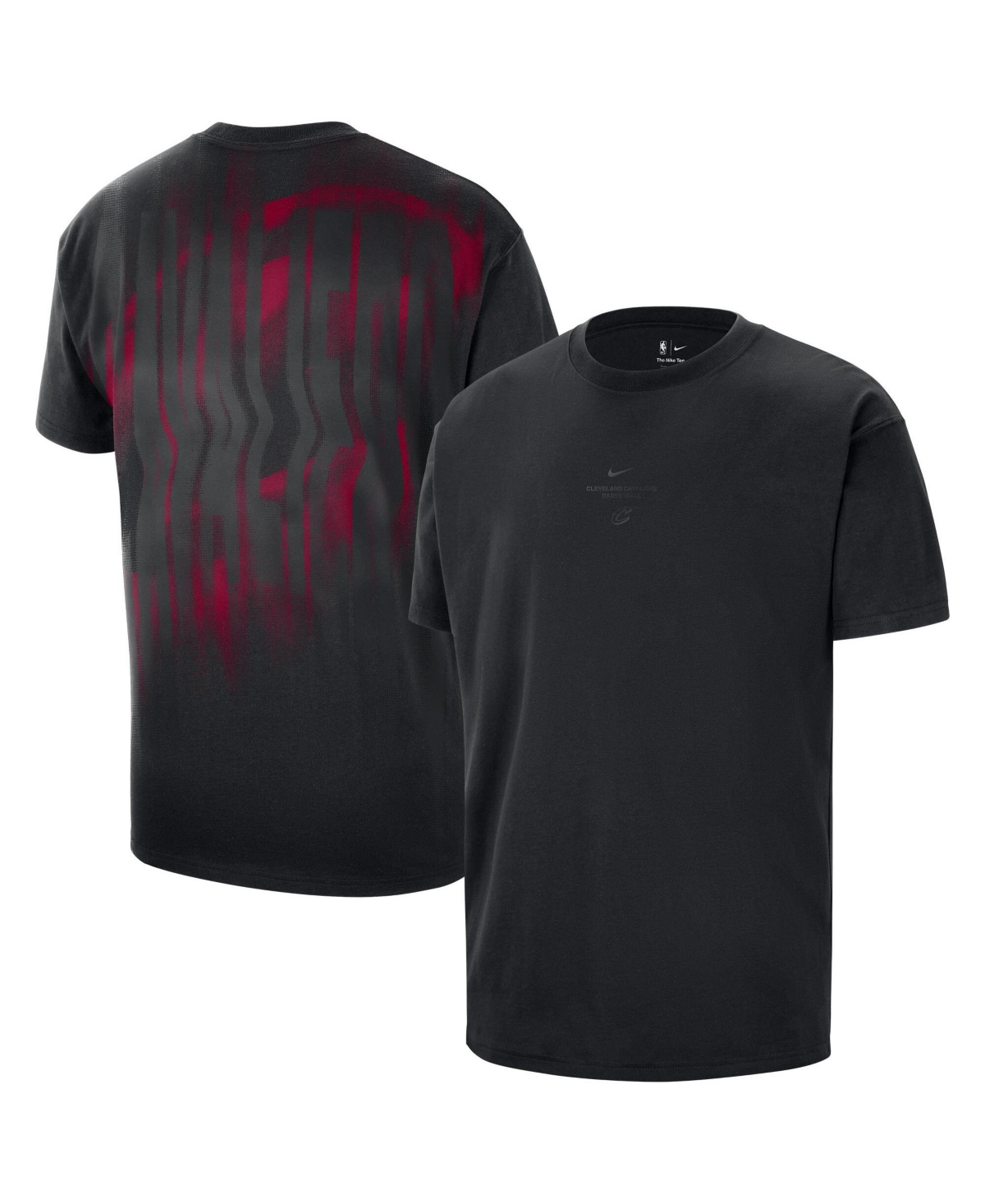 Nike Men's Black Cleveland Cavaliers Pregame Max90 T-Shirt