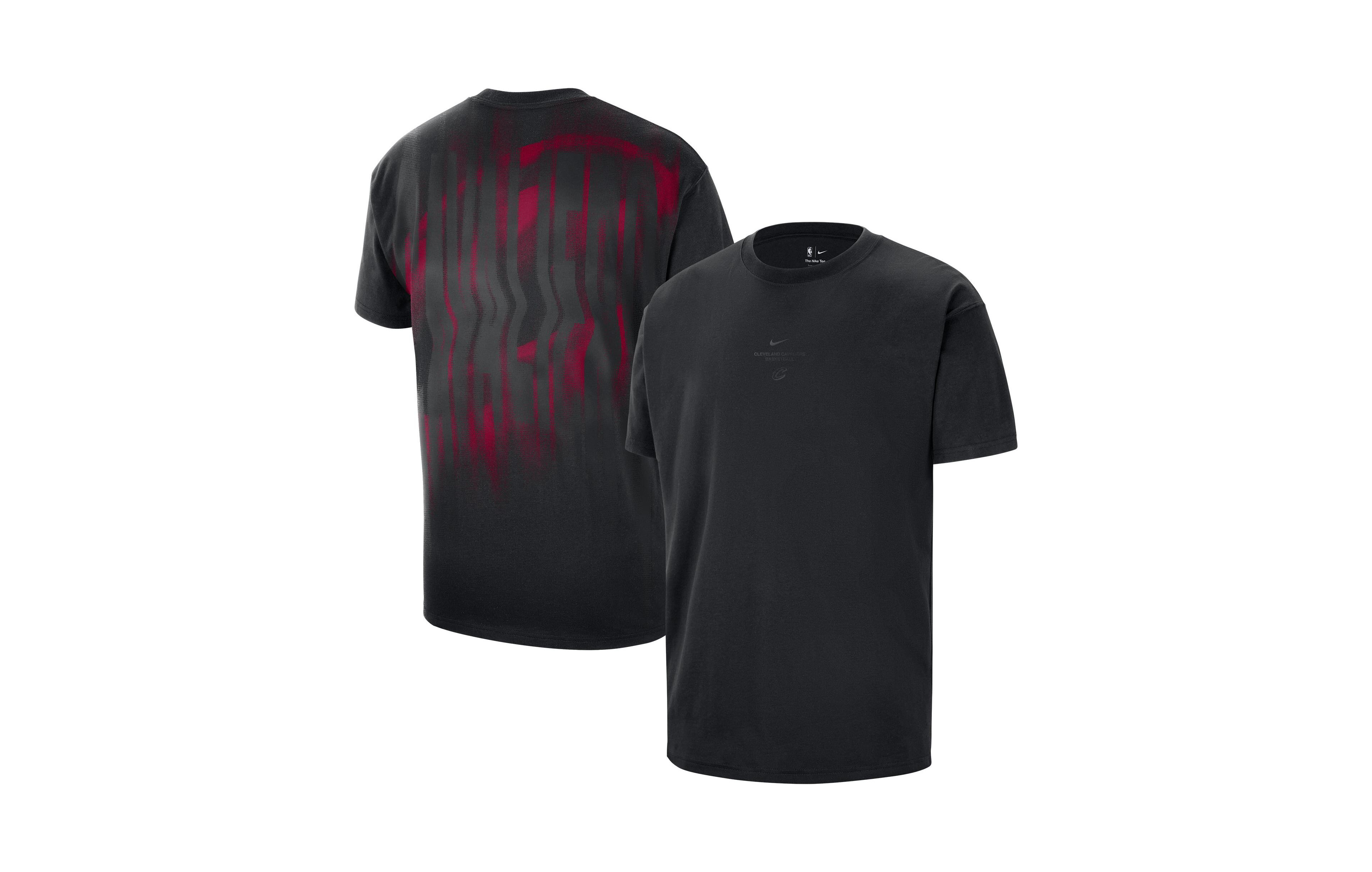 Nike Men's Black Cleveland Cavaliers Pregame Max90 T-Shirt