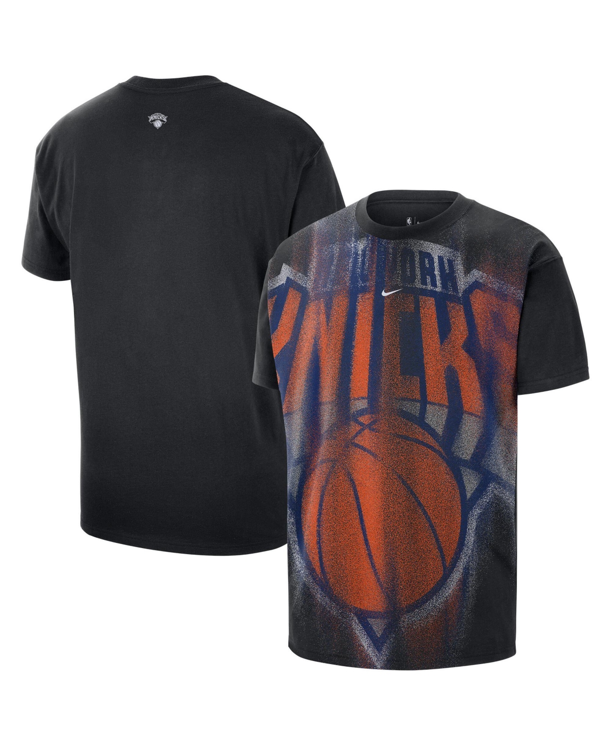 Nike Men's Black New York Knicks Icon Practice T-Shirt