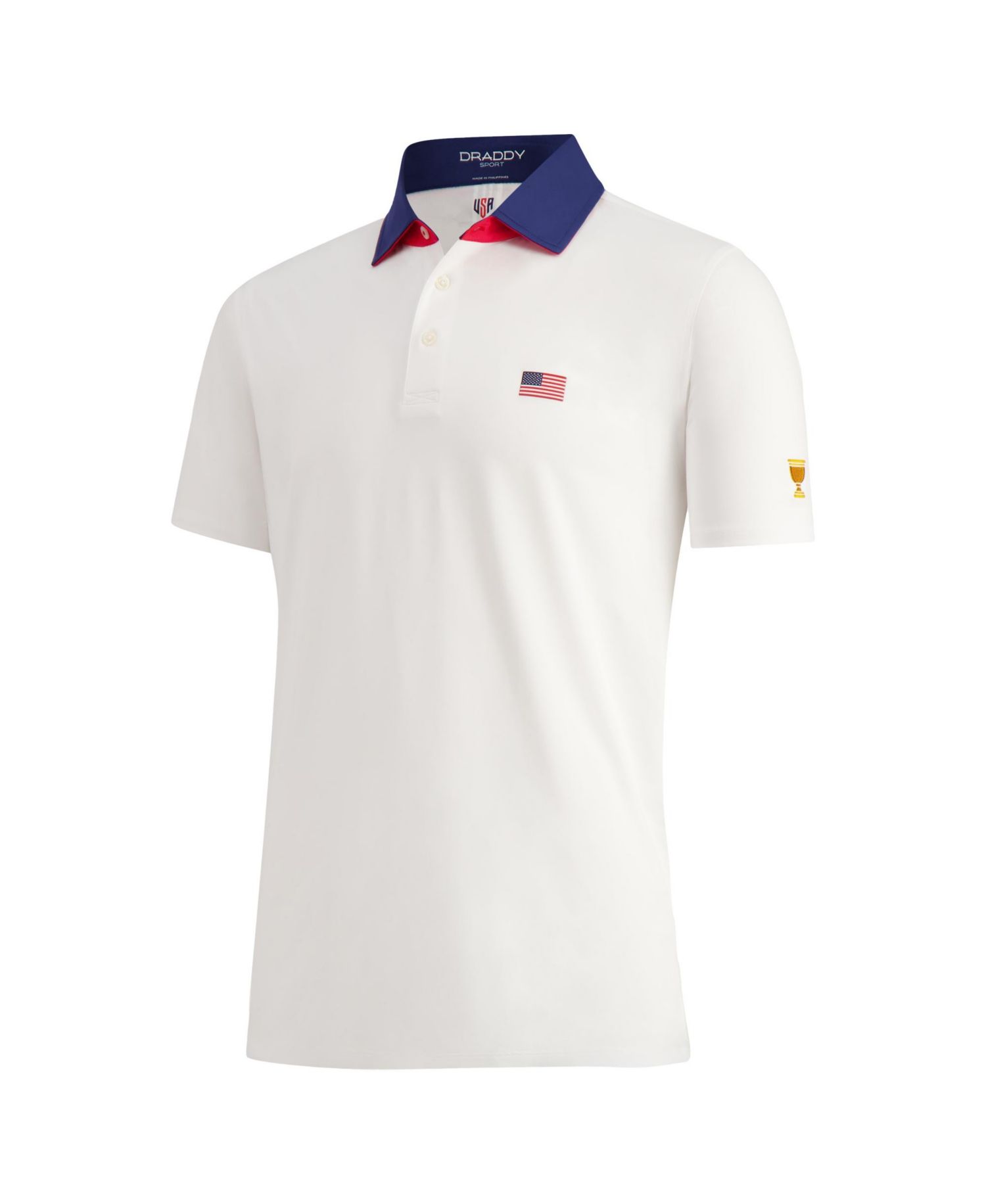 Men's White Team USA 2026 Presidents Cup CB Polo