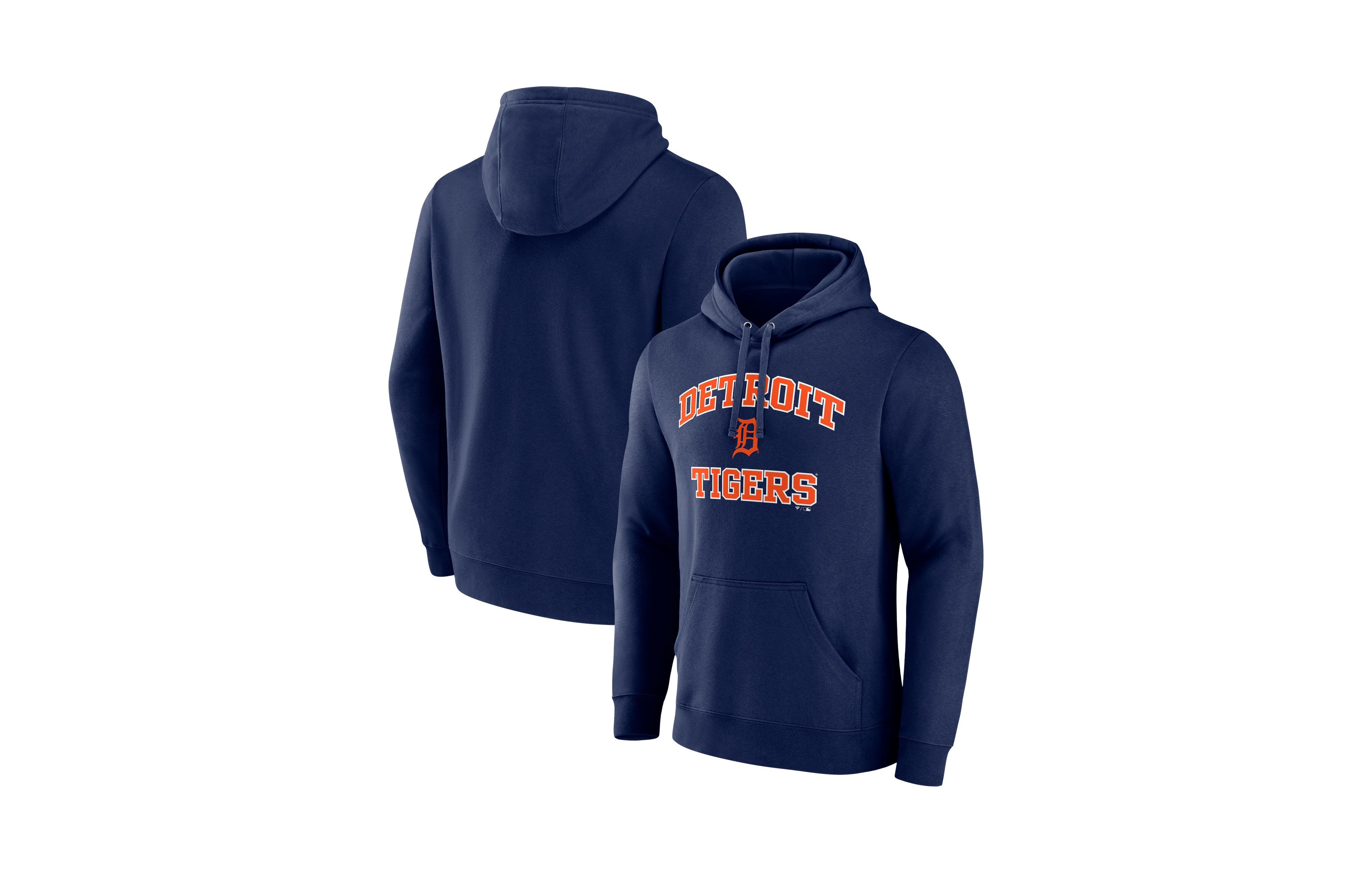 Logo Athletic Men's Navy Detroit Tigers Heart Soul Hoodie