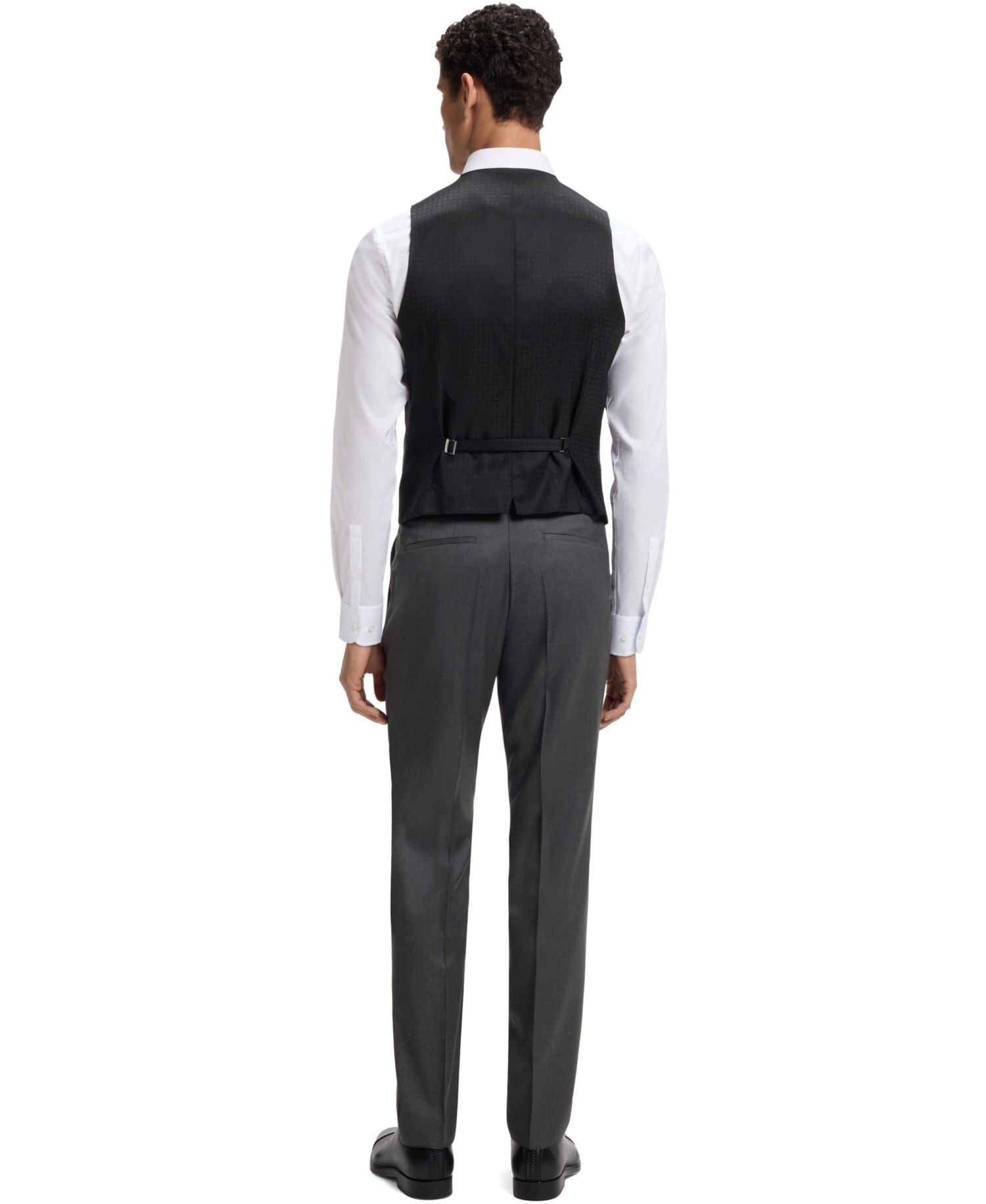 Men's Wool Serge Slim-Fit Vest