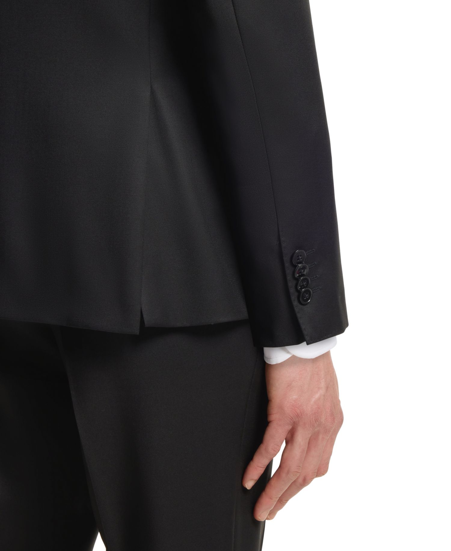 Men's Virgin-Wool Serge Suit Jacket