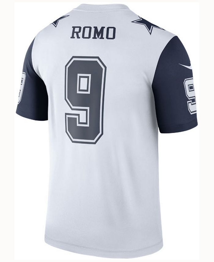 Nike Men's Tony Romo Dallas Cowboys Legend Color Rush Jersey - Macy's