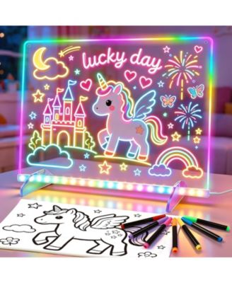 Kids' LED Light Up Drawing Board