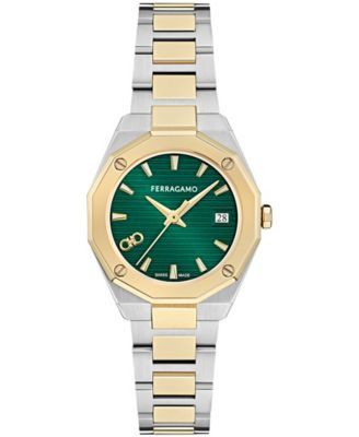Women's Two-Tone Stainless Steel Bracelet Watch, 28mm