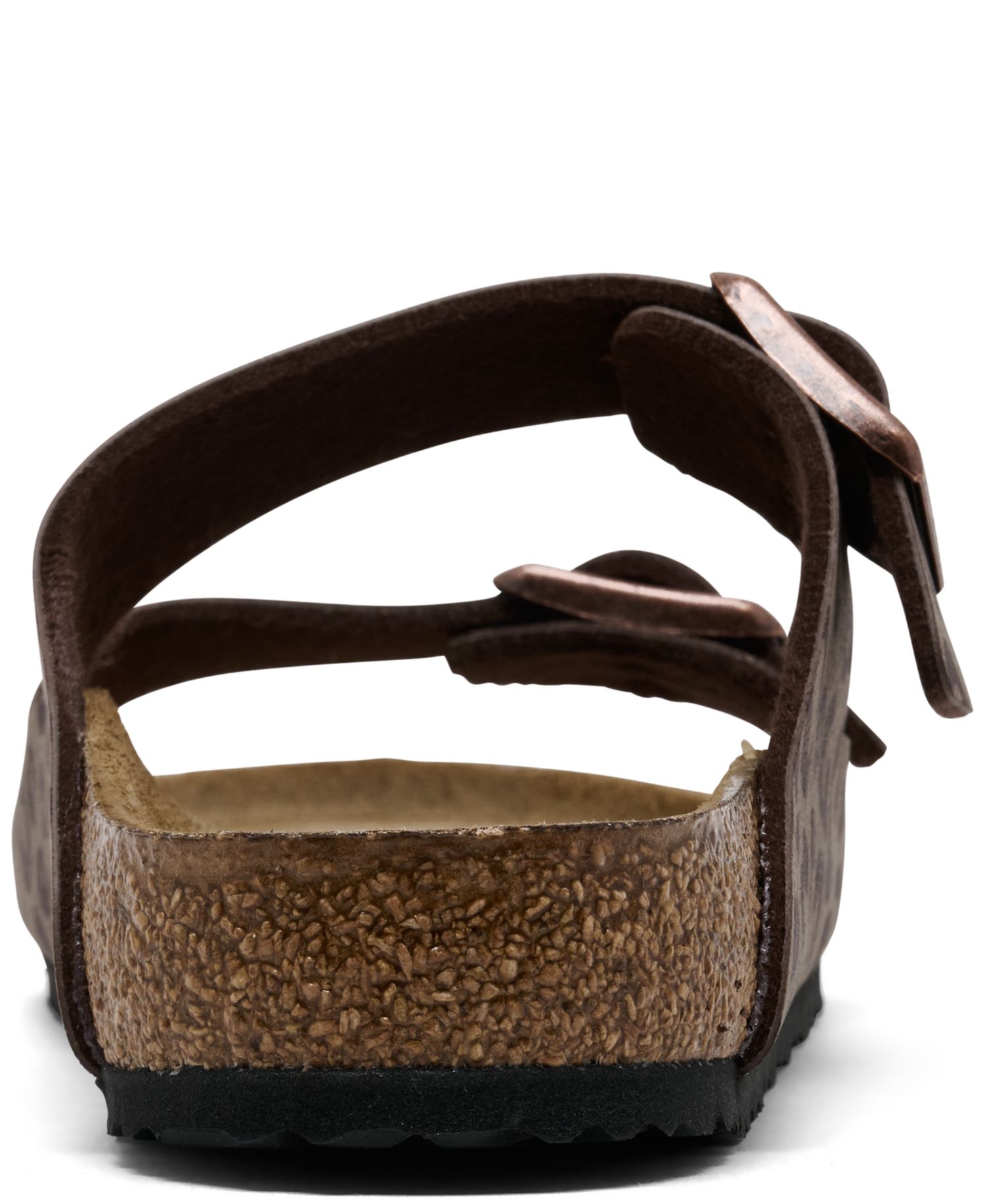 Little Girls Arizona Two-Strap Cork Footbed Leopard Print Sandals from Finish Line