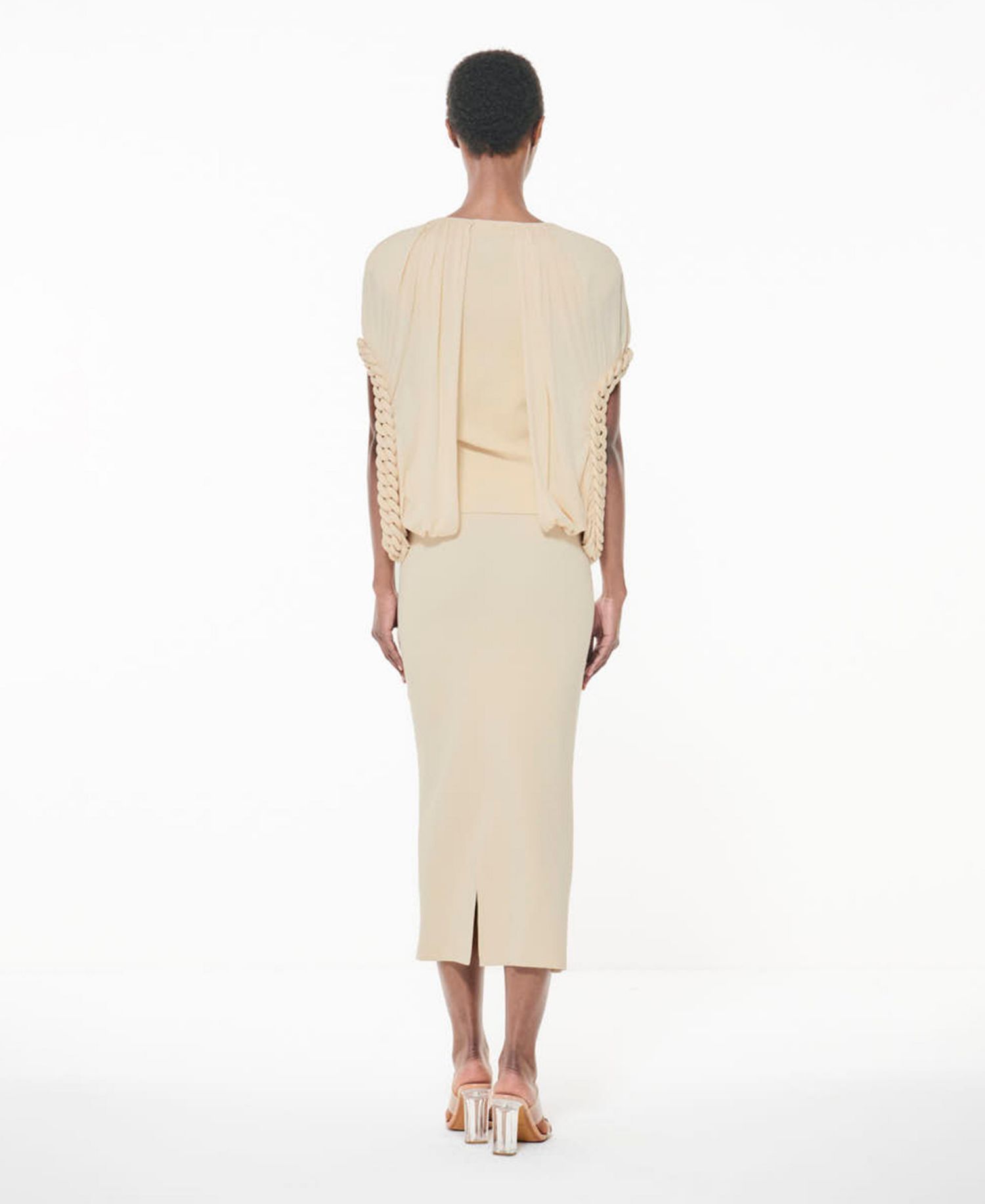Women's Midi Pencil Knit Skirt