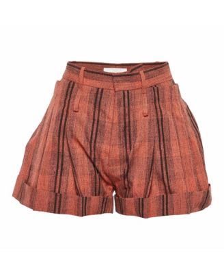 Women's High-Waisted Tie Detail Shorts, 7" Inseam