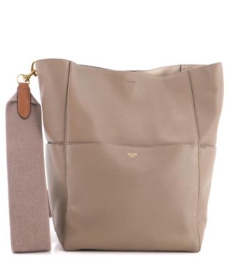 Sangle Seau Leather Shoulder Bag