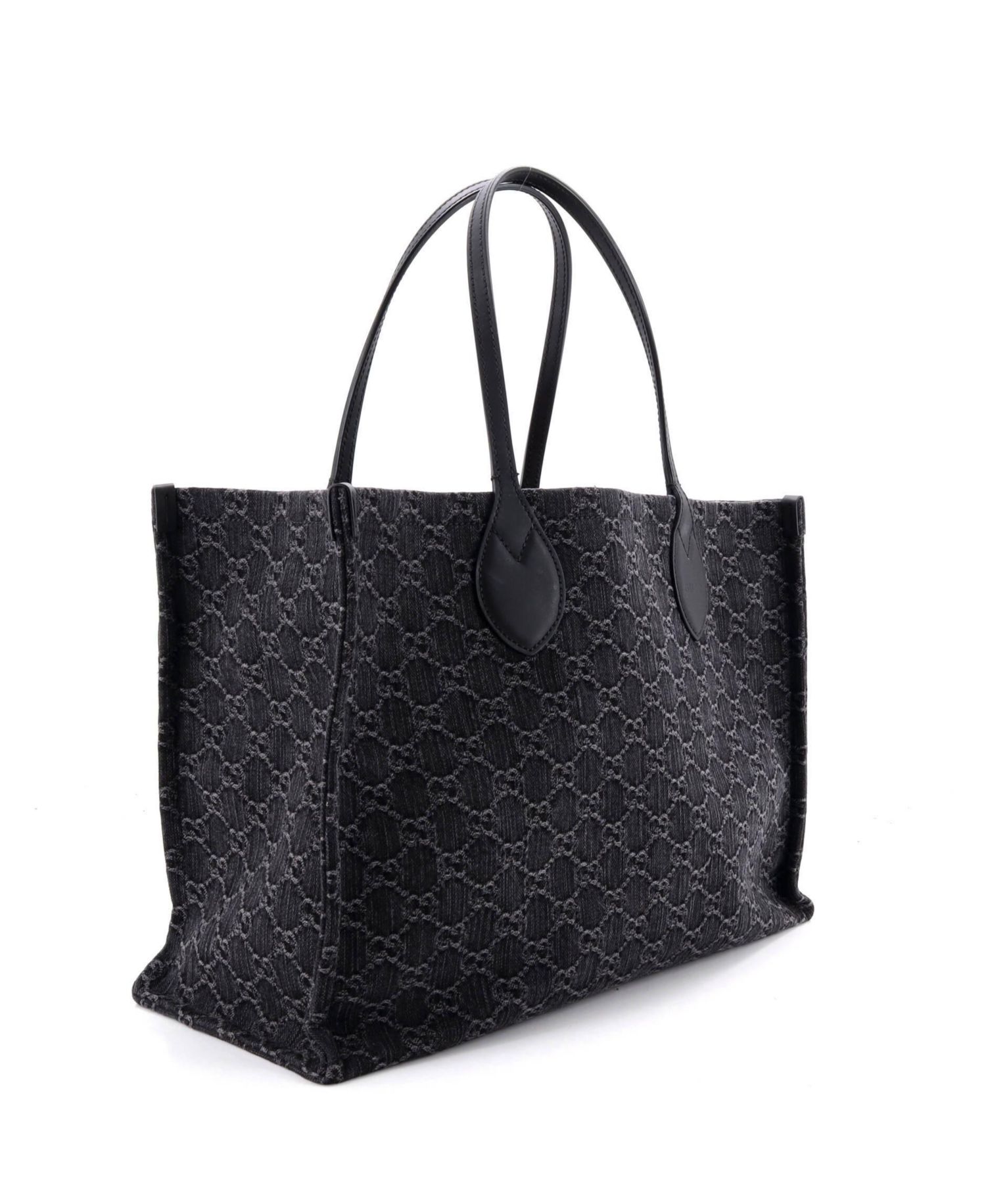 Ophidia Laptop Denim Shopper Tote