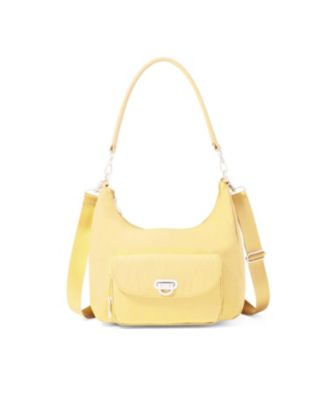 Coastal Flip Lock Half Moon Bag