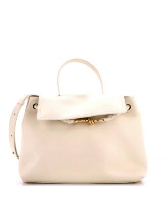 Medium Ciao Ciao Top Handle Bag Leather with Intrecciato Detail