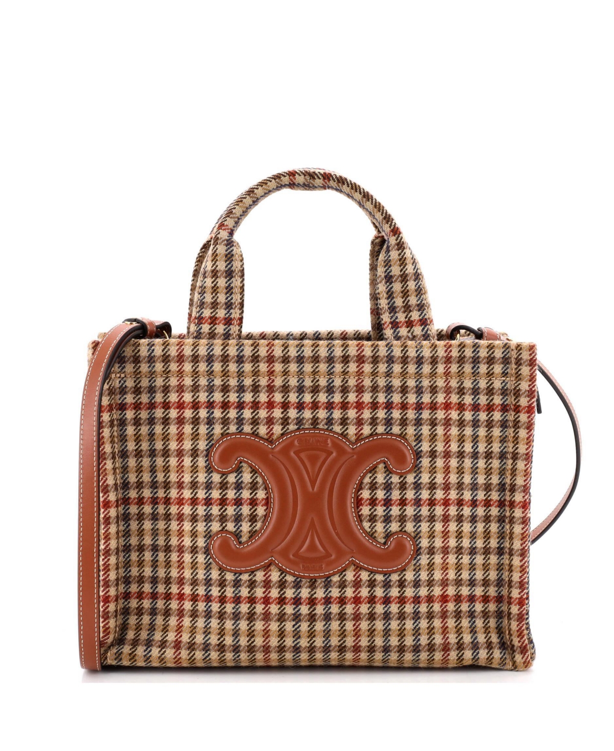 Pre-Owned Celine Small Cabas Thais Tote Tweed