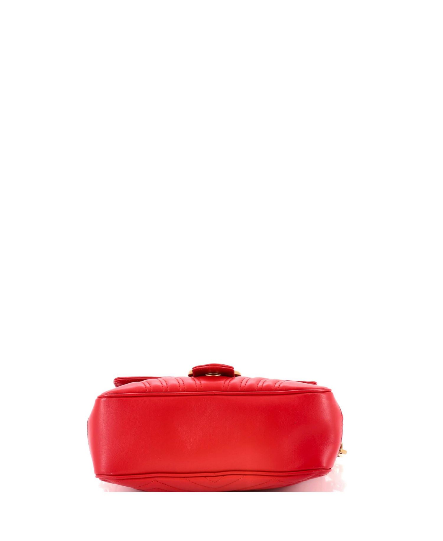 Small GG Marmont Zip Around Camera Bag Matelasse Leather