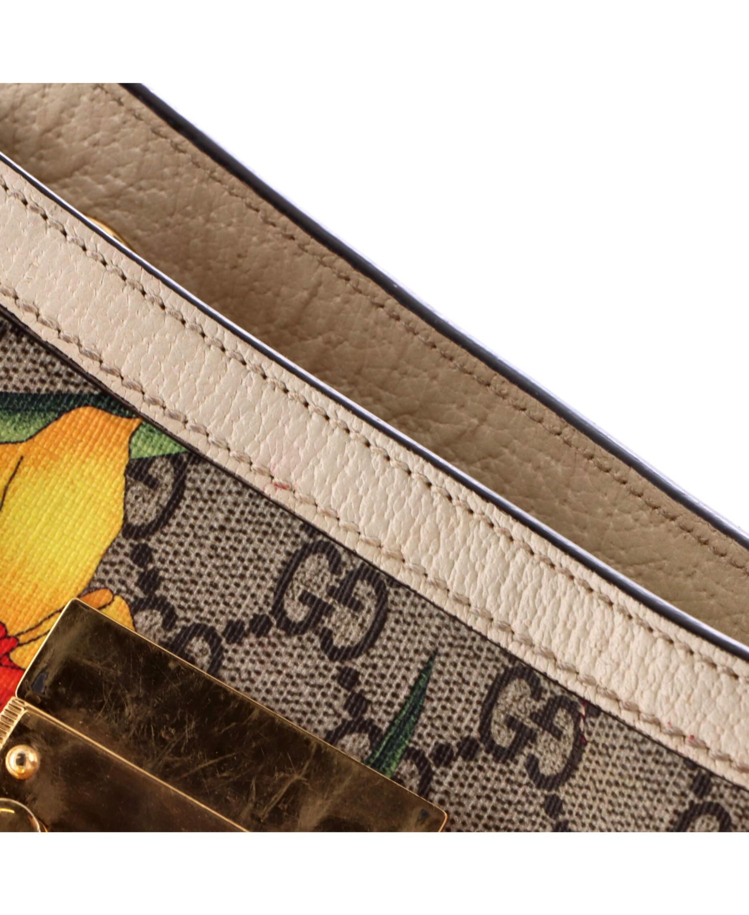Flora Floral Padlock Chain Coated Canvas Small Tote