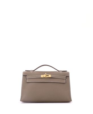 Pre-Owned Herm&eacute;s Kelly Pochette Swift Evening Clutch Pouch
