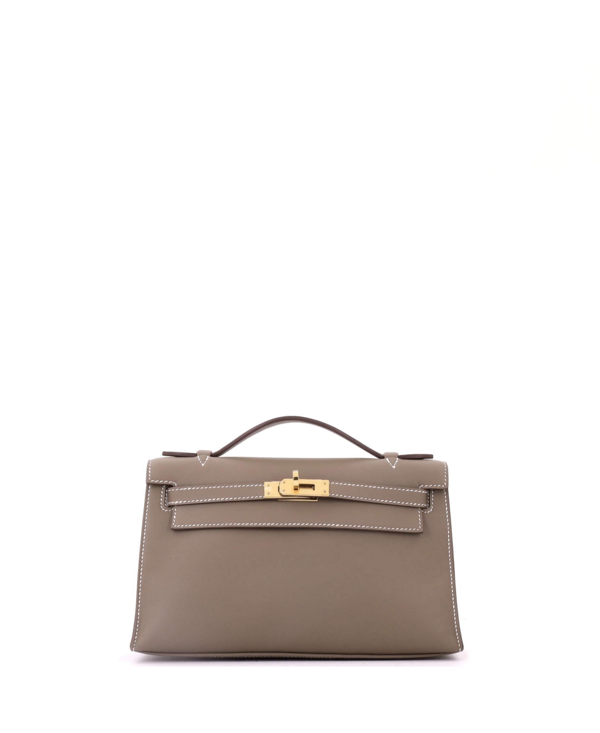 Pre-Owned Hermes Kelly Pochette Swift Evening Clutch Pouch