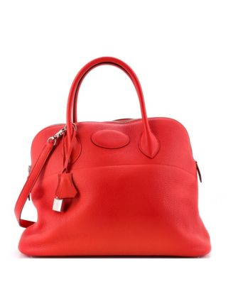 Pre-Owned Hermes 35 Bolide Bag Clemence