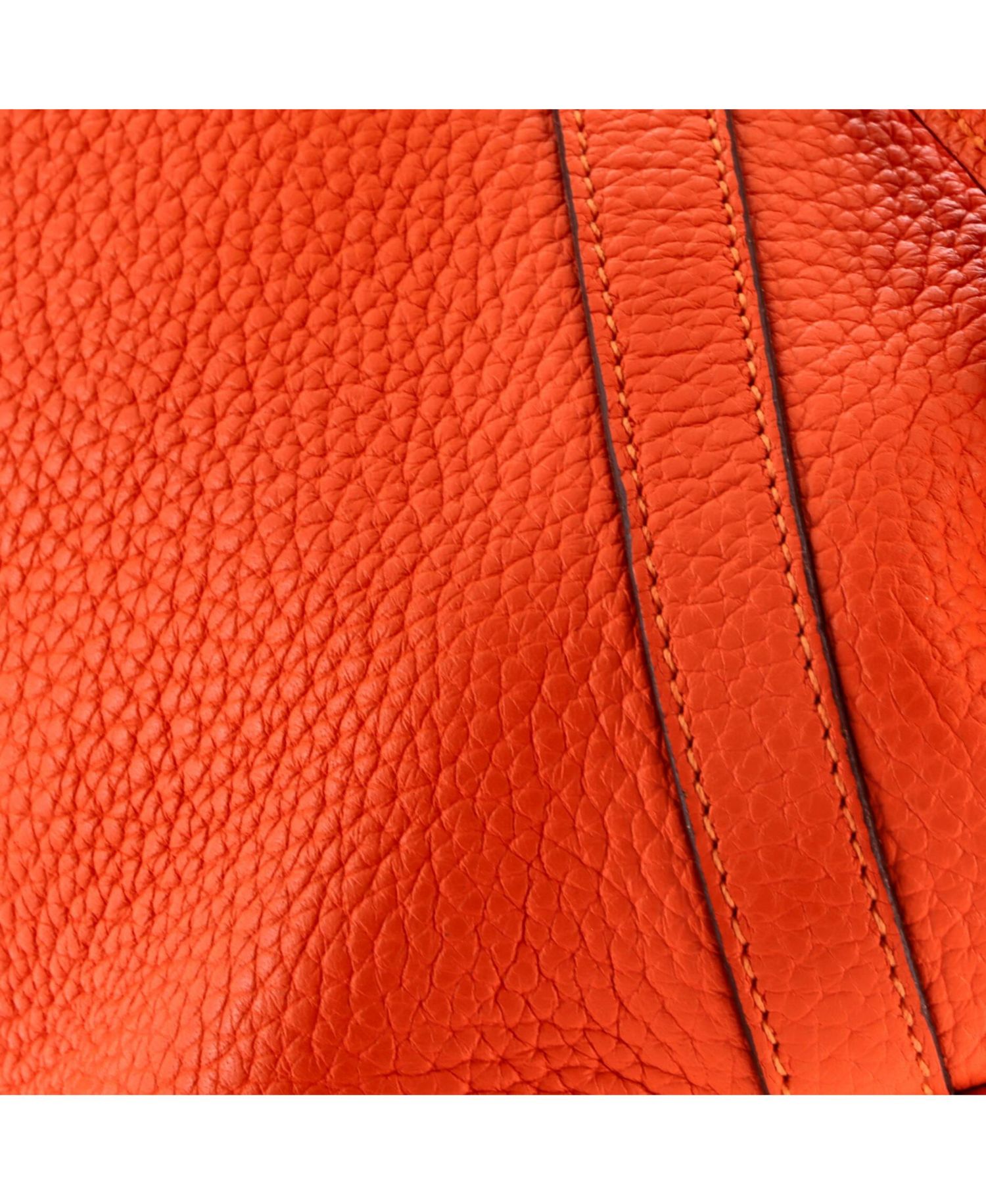 Pre-Owned Herm&eacute;s Picotin Lock Small Leather Bucket Bag