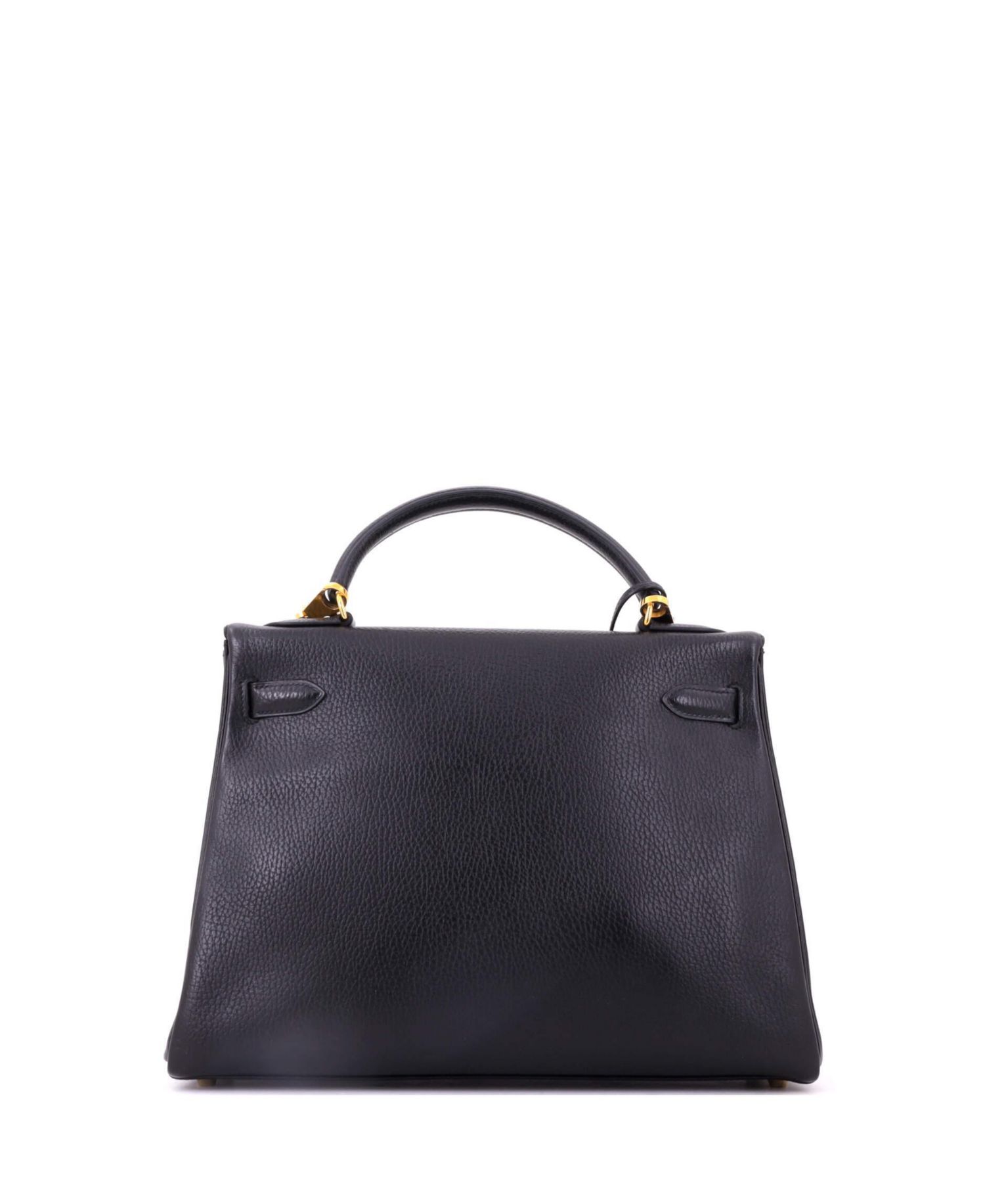 Pre-Owned Herm&egrave;s Kelly 32 Leather Gold-Tone Shoulder Bag