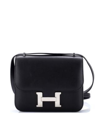 HERM&Eacute;S Constance Pre-Owned Leather Crossbody Shoulder Bag