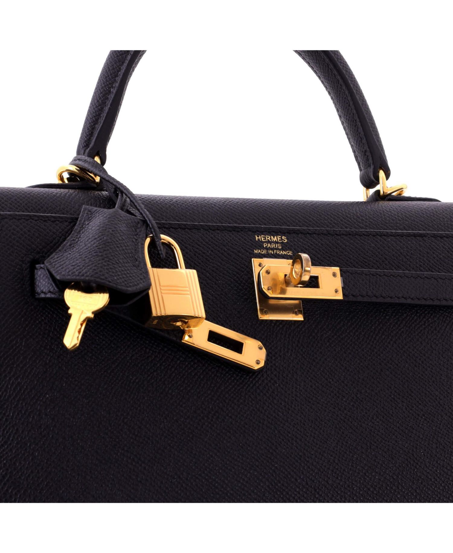 Pre-Owned Herm&eacute;s Kelly 25 Leather Gold-Tone Hardware Satchel