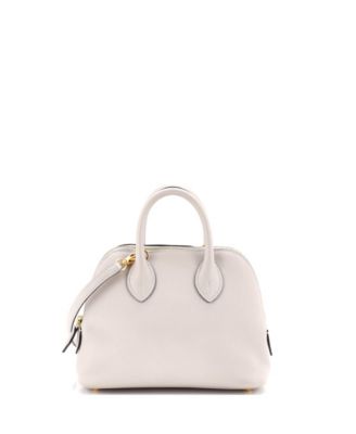 HERM&Eacute;S Mini Bolide 1923 Crossbody Top Handle Leather Shoulder Bag