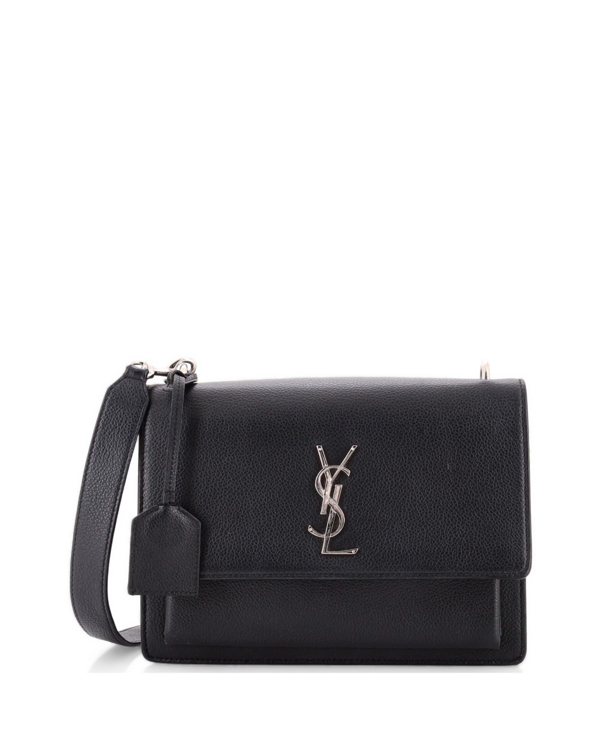 Pre-Owned Saint Laurent Sunset Medium Crossbody Leather Satchel
