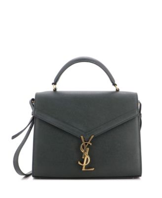Medium Cassandra Top Handle Bag Leather