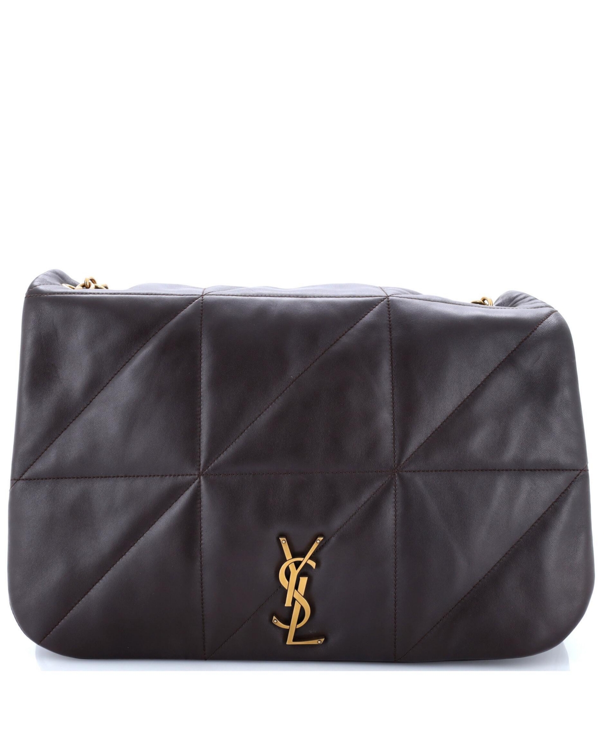 Pre-Owned Saint Laurent Large Jamie 4.3 Shoulder Bag Quilted Leather - Brown