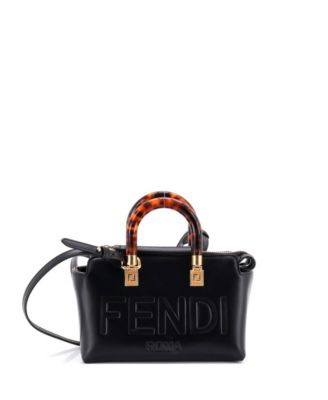 Mini Logo By The Way Top Handle Bag Embossed Leather