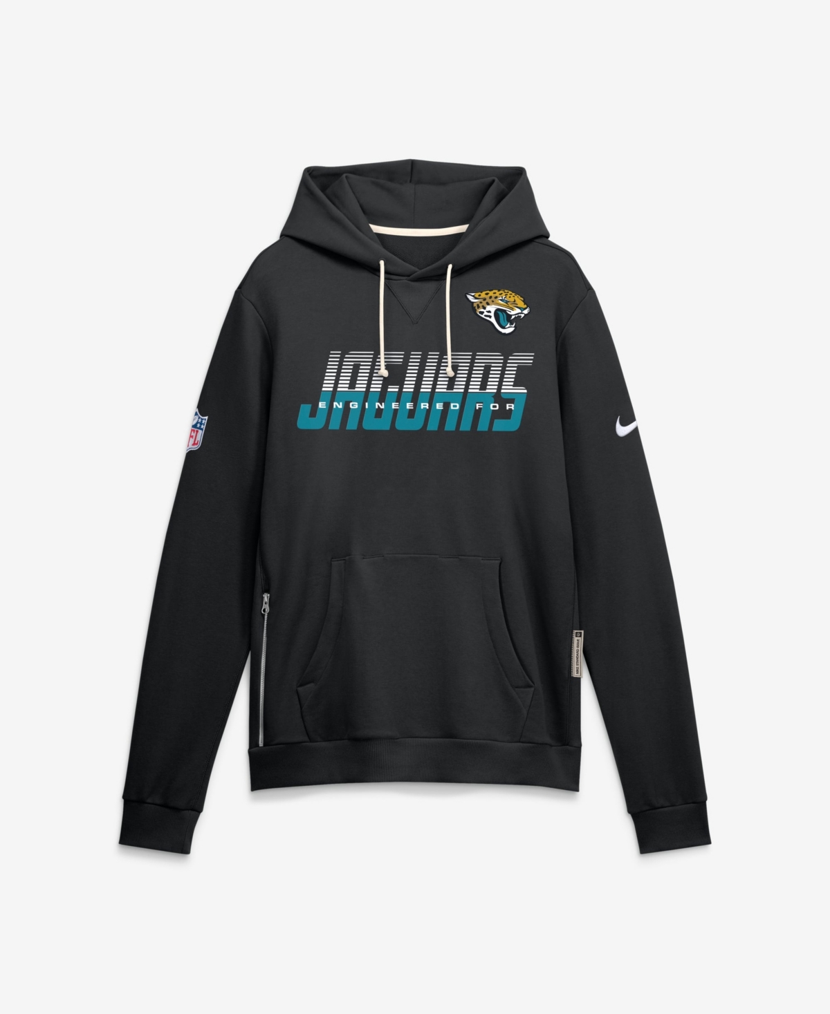 Nike Men's Jacksonville Jaguars Sideline Standard Issue Dri-fit Loose-Fit Hoodie