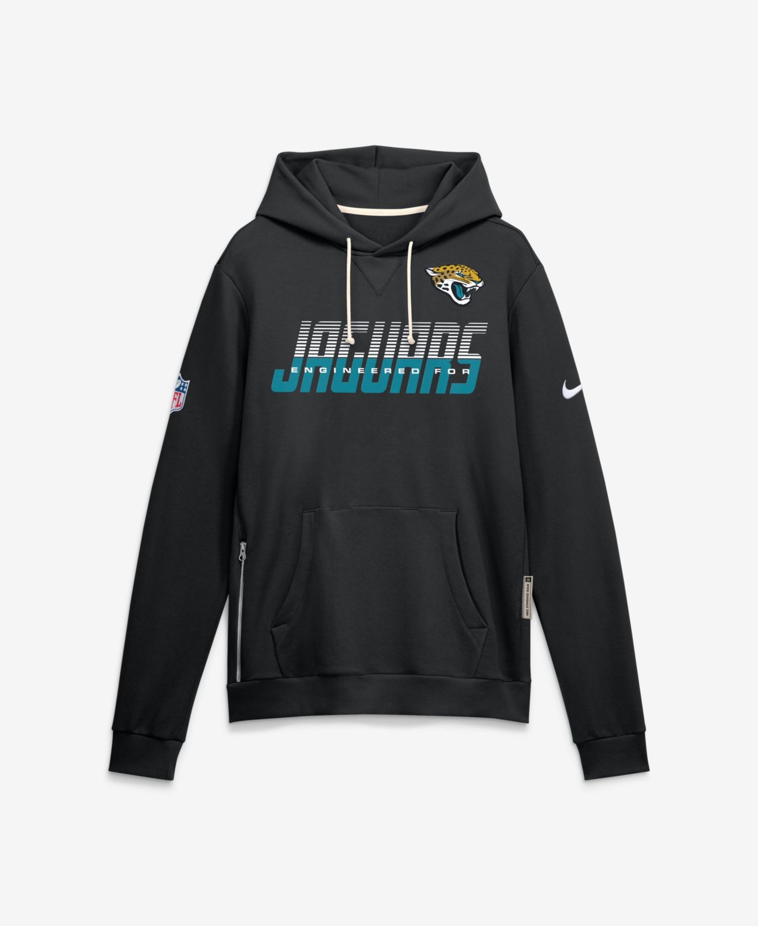 Men's Black Jacksonville Jaguars Sideline Standard Issue Top Prospect Dri-FIT Hoodie