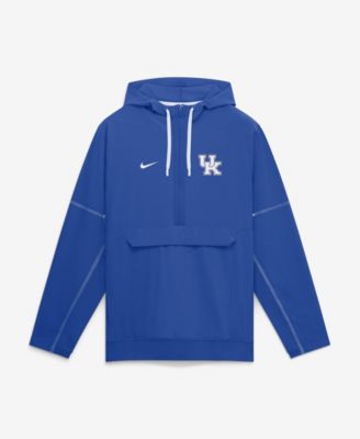 Men's Royal Kentucky Wildcats 2026 Sideline Anorak Half-Zip Hooded Jacket