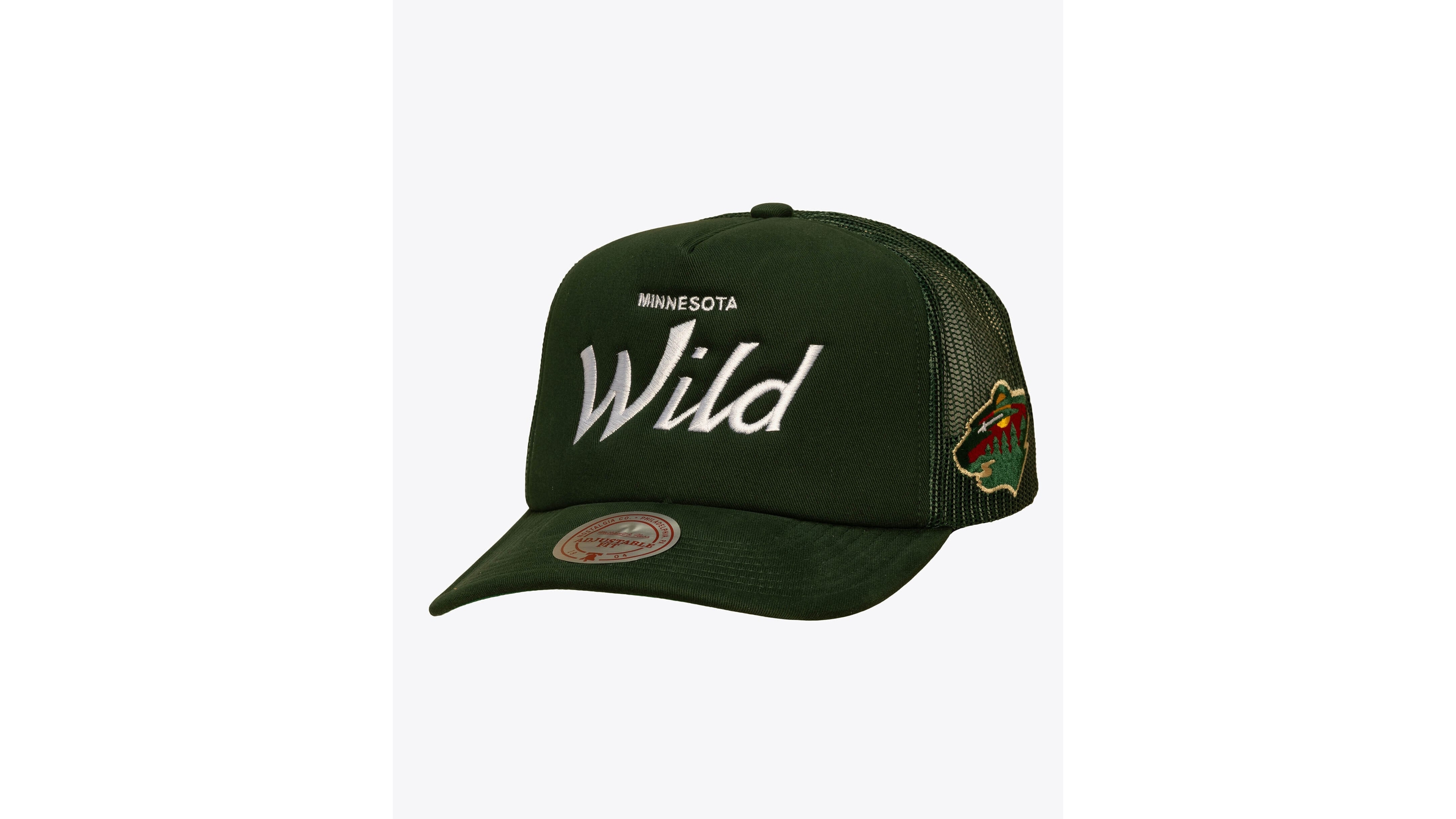 Mitchell & Ness Men's Minnesota Wild Head Coach Trucker Adjustable Hat