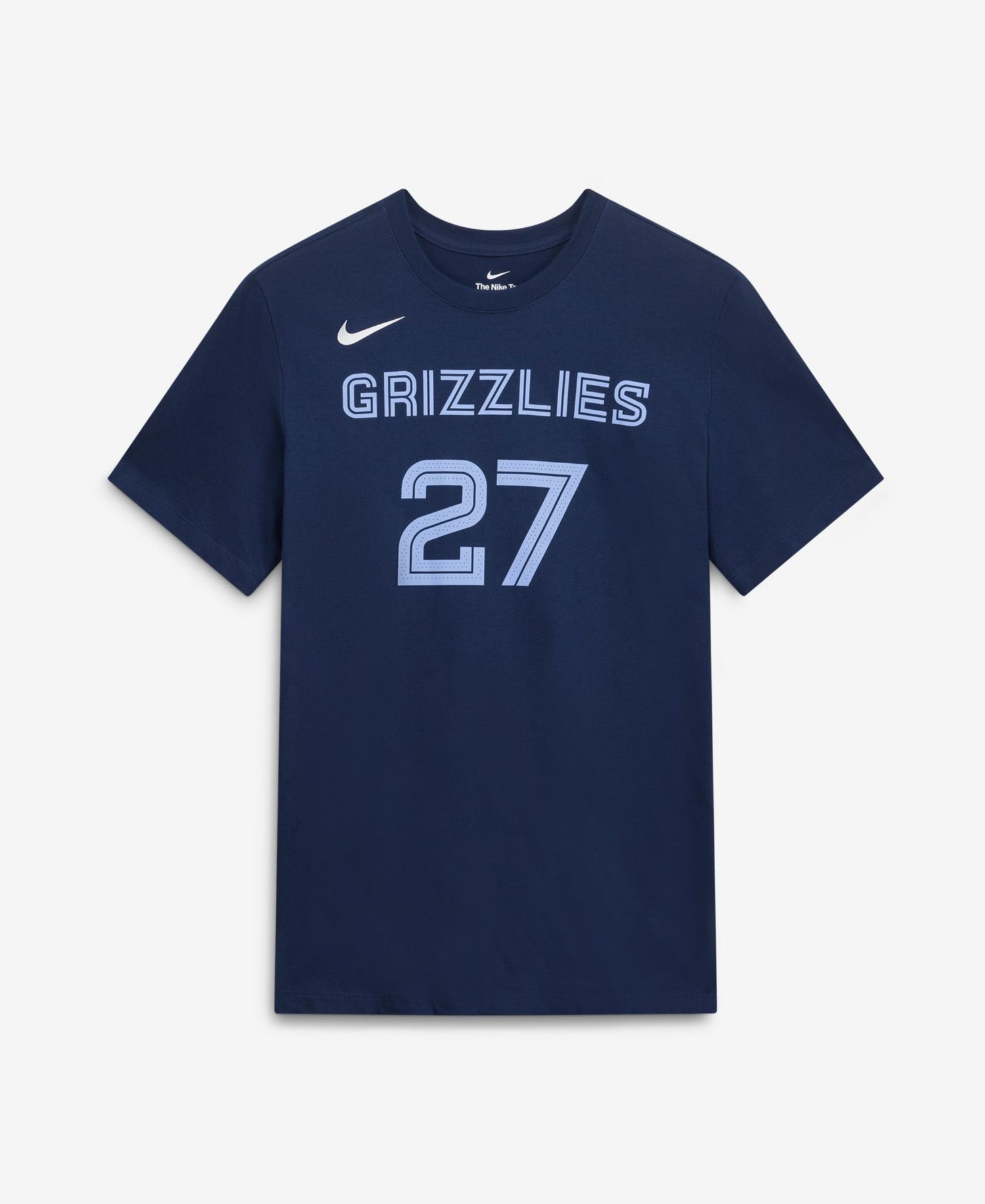 Men's and Women's Cameron Boozer Navy Memphis Grizzlies Icon Edition Name & Number T-Shirt