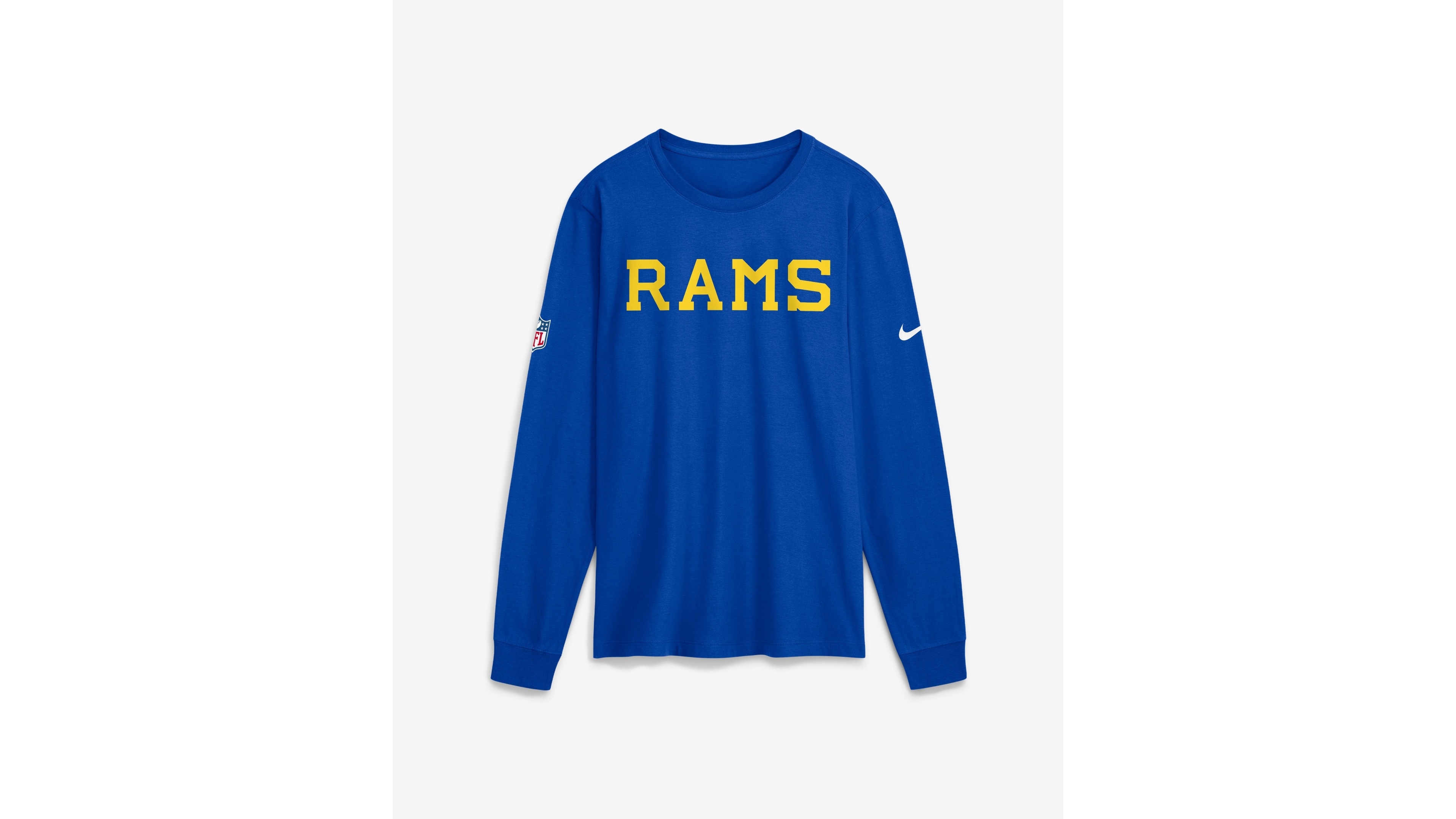 Nike Men's Los Angeles Rams Option Offense Long-Sleeve T-Shirt