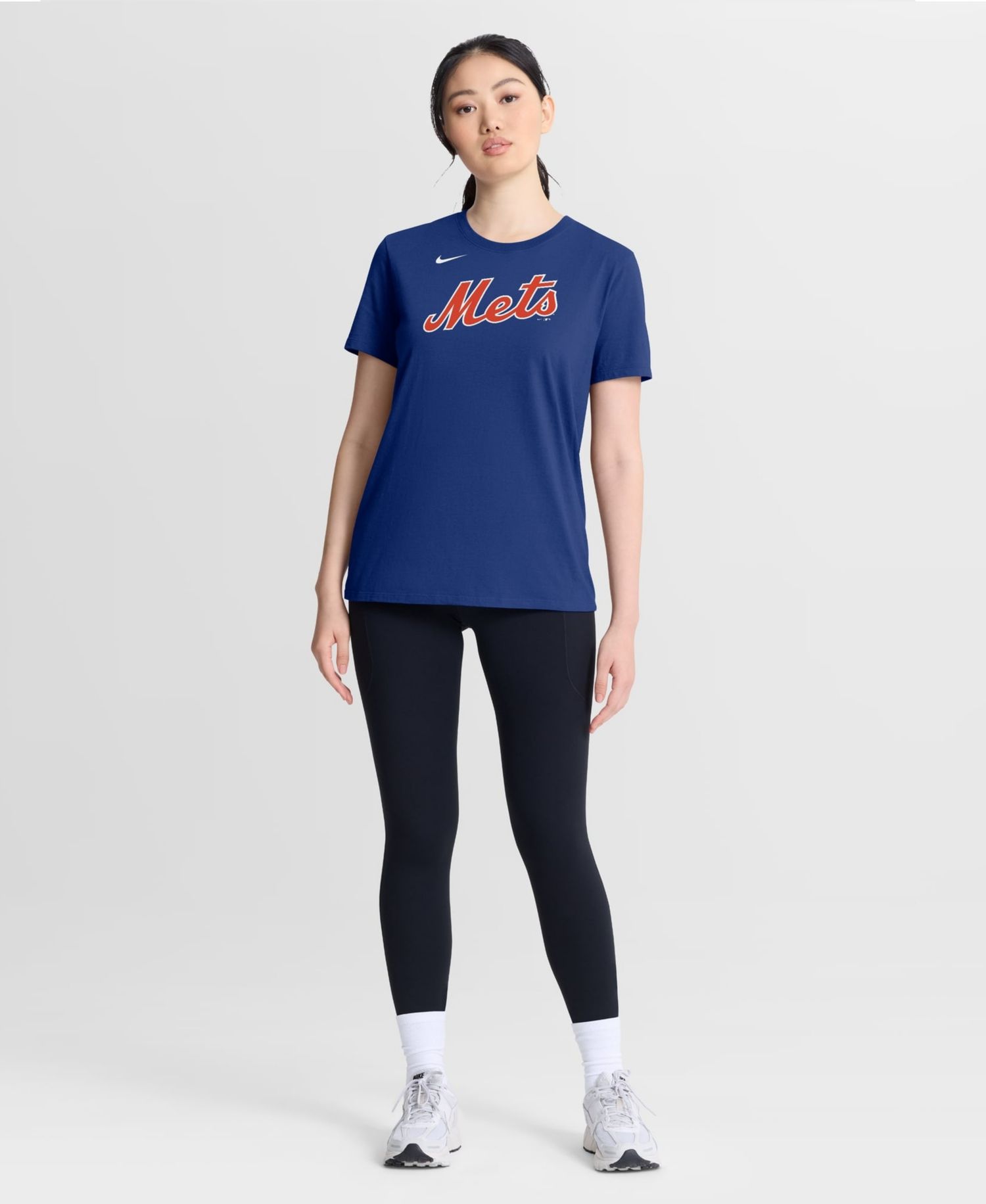 Women's Royal New York Mets Wordmark T-Shirt