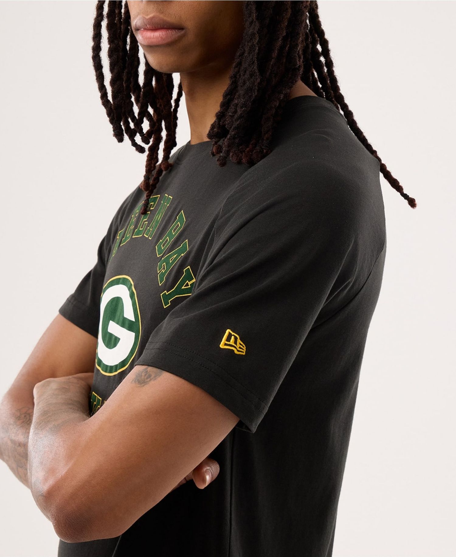 Men's Black Green Bay Packers Functional Fandom T-Shirt